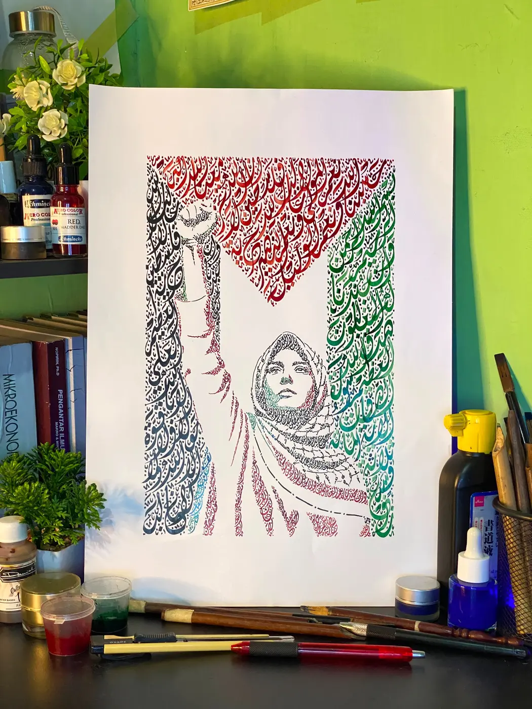 Karya custom khusus bertema Palestina