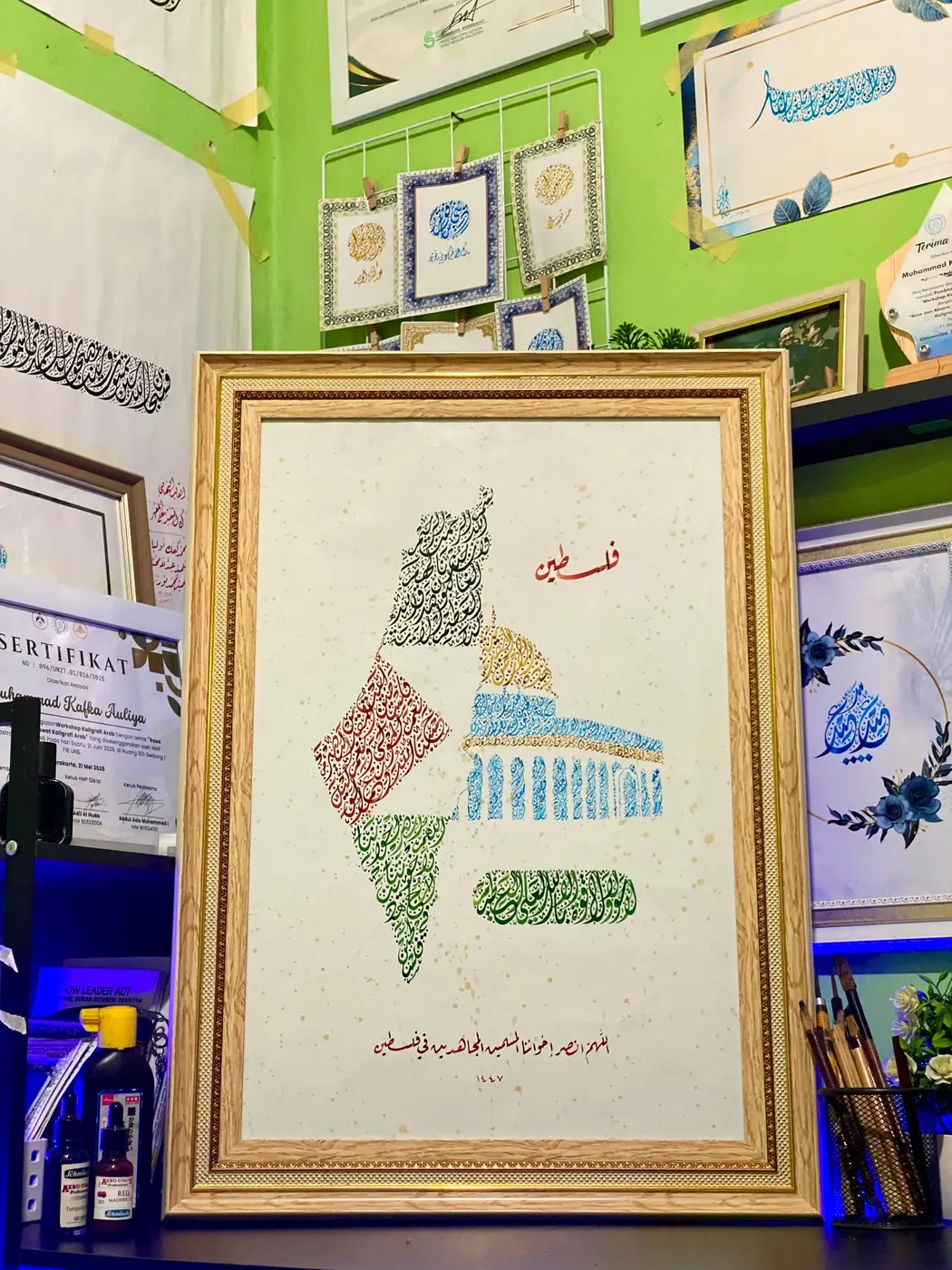 Karya custom khusus berbentuk masjid