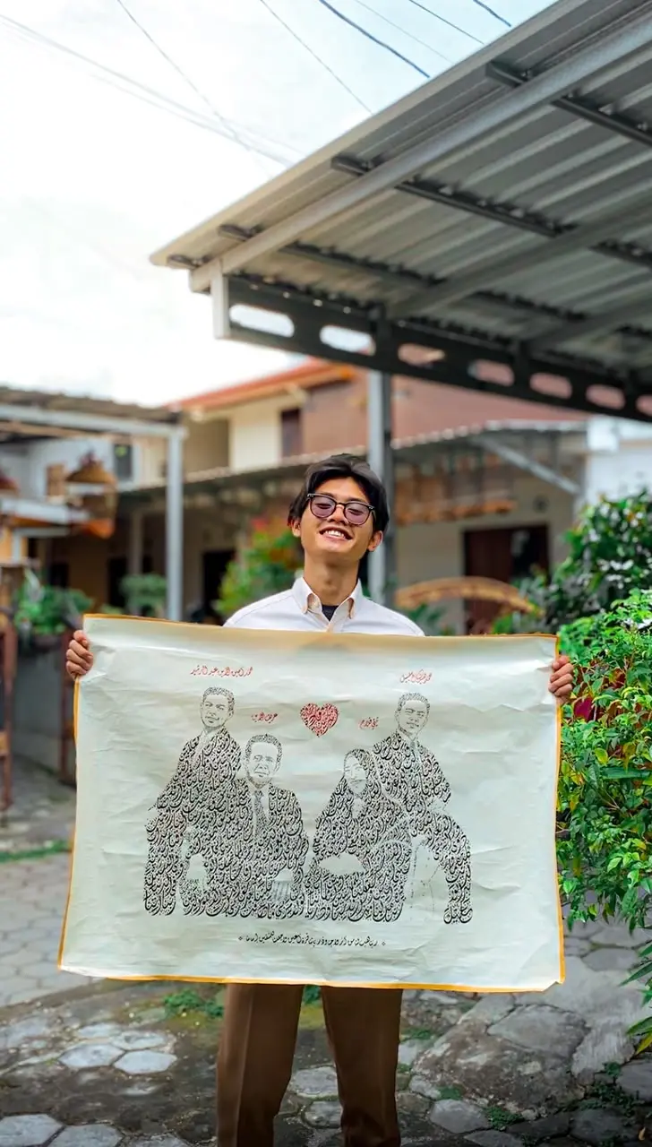 Dokumentasi penyerahan karya custom khusus