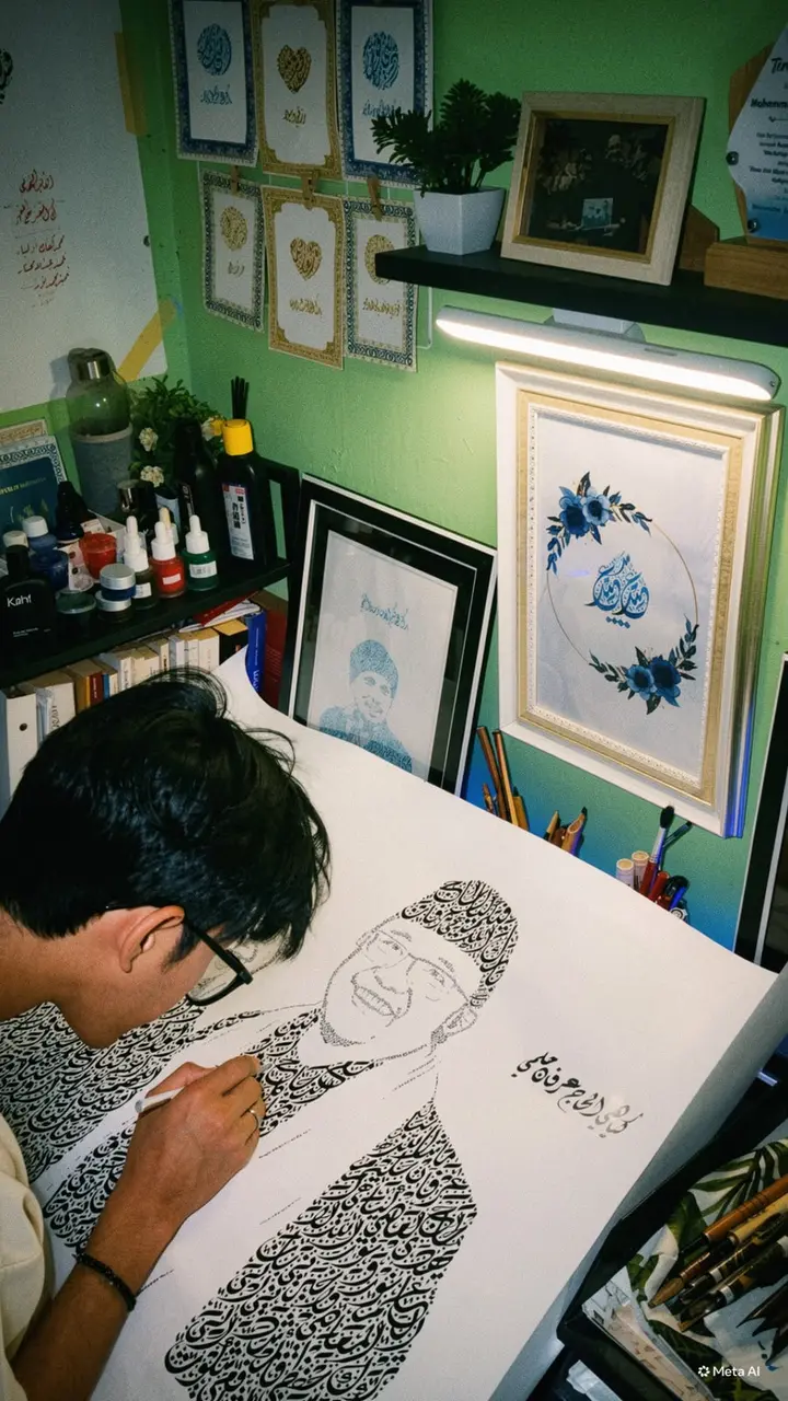 Proses handmade karya Silka Arts